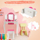 Kids Vanity Set  with Stool and Tri-Folding Mirror product