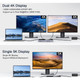 QGeeM USB 3.0 Single 4K/Dual HDMI DisplayPort 4K Docking Station product