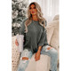 Alina Ripped Raw Hem Chunky Pullover Sweater product