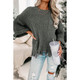 Alina Ripped Raw Hem Chunky Pullover Sweater product