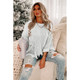 Alina Ripped Raw Hem Chunky Pullover Sweater product