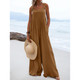 Women's Casual Sleeveless Wide Leg Jumpsuit product