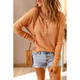 Camila Waffle Knit Henley Top product