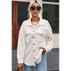 Rosalie Textured Flap Pocket Buttoned Shacket product