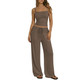 Women's Square Neck Cami and Wide Leg Pants (2 Piece Set) product