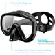 Zipoute Snorkel Dry Top Snorkeling Gear for Adults product