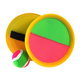 Outdoor Sticky Disc Paddle Ball Game product