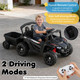 Kids' 12V Ride On UTV with Detachable Trailer product