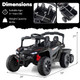 Kids' 12V Ride On UTV with Detachable Trailer product