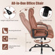 Big & Tall Adjustable High Back Leather Office Chair product