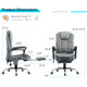 Ergonomic Reclining Office Chair with Optional Footrest product