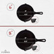 Cuisinel 4-Piece Cast Iron Skillets Set  product