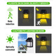 Solar Retro Wall Sconce (1 or 2-Pack) product