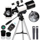 ToyerBee 70mm Aperture Refractor (15X-150X) Portable Travel Telescope product