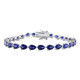 13.50 Carat (ctw) Lab-Created Blue Sapphire Bracelet  product