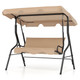 3-Seat Patio Canopy Glider Swing product