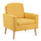 Upholstered Linen Sofa Chair with Waist Pillow product