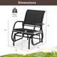 Outdoor Glider Rocking Chair (- or 2-Pack) product