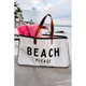 "Beach Please" Canvas Tote product