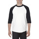 Alstyle Classic Raglan 3/4 Sleeve T-Shirt (Small) product