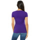 Bella Ladies' Short-Sleeve Deep V-Neck T-Shirt (Small) product