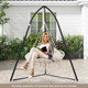Hand-Woven Rope Hanging Chair with Thick Cushion product