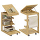 C-Shaped End Table with Adjustable Desktop (1- or 2-Pack) product