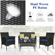 Patio Wicker Furniture Set with Coffee Table (4- or 8-Piece)  product