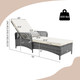 Outdoor Chaise Lounge Chair with 6-Level Backrest (1- or 2-Pack) product