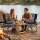 Folding Camping Chair with Side Table & Cup Holder product