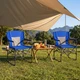 Folding Camping Chair with Side Table & Cup Holder (1-2 Pack) product