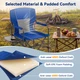 Folding Camping Chair with Side Table & Cup Holder (1-2 Pack) product