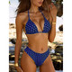 Polka Dot Triangle Bikini Set product