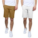 Men's 5-Pocket Cotton Stretch Chino Shorts (2-Pack) product