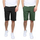 Men's 5-Pocket Cotton Stretch Chino Shorts (2-Pack) product