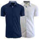 Men's Short Sleeve Solid Classic Dress Shirt (2-Pack) product