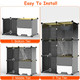 3-Tier Cat Cage  with Litter Box and Hammock product