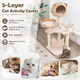 Modern Cat Tree with Natural Sisal Scratching Posts product