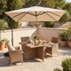 8 x 8-foot Offset Cantilever Patio Umbrella product