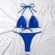 Bamboo Ring Halter Triangle Bikini Set product
