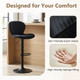 Bar Stool Set with Velvet Backrests and Padded Seats (Set of 2 or 4) product