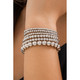 Silver Multi Layered Beaded Bracelet product