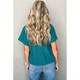 Emerson Crinkled V Neck Wide Sleeve T-Shirt product