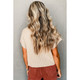 Lindsey Patch Pocket Ribbed Knit Short Sleeve Sweater product