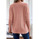 Evie Rib Textured Henley Knit Top product