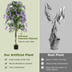 Artificial Wisteria Tree (1- or 2-Pack) product