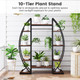 10-Tier Indoor Plant Stand with Grow Lights product
