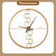 Large Metal Wall Clock product