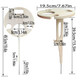 Portable Beach Wine Table product
