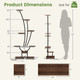 8-Tier Corner Metal Plant Shelves (1 or 2-Pack) product